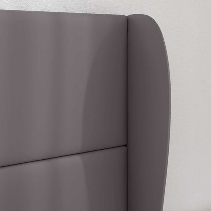 Headboard Ear Dim Grey 80 x 23 x 6 cm PVC
