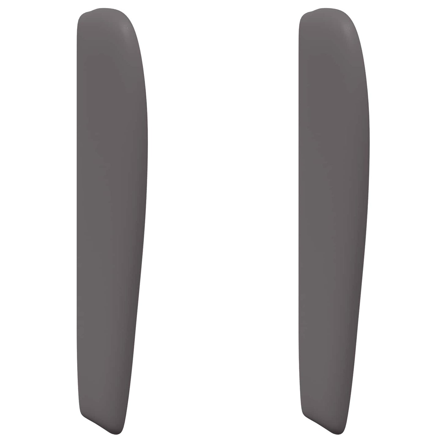 Headboard Ear Dim Grey 80 x 23 x 6 cm PVC
