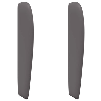 Headboard Ear Dim Grey 80 x 23 x 6 cm PVC