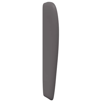 Headboard Ear Dim Grey 80 x 23 x 6 cm PVC