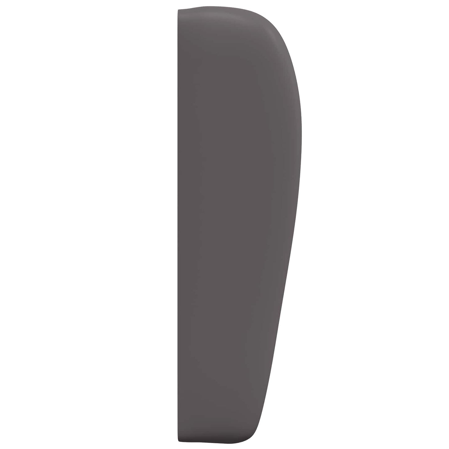 Headboard Ear Dim Grey 80 x 23 x 6 cm PVC