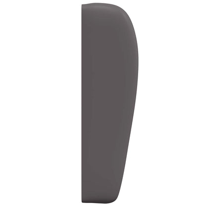Headboard Ear Dim Grey 80 x 23 x 6 cm PVC