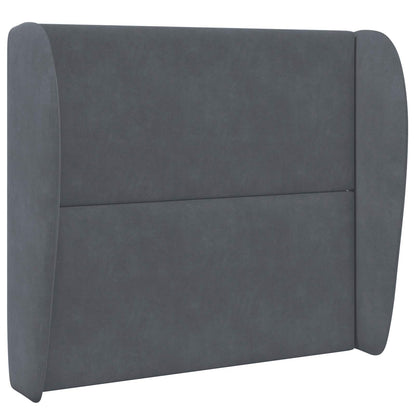 Headboard Ear Dim Grey 80 x 23 x 6 cm Velvet