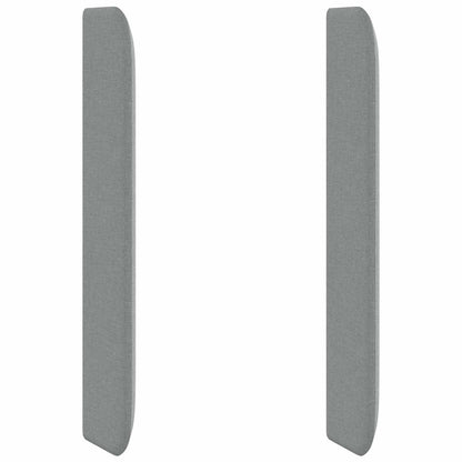 Headboard Ear Light grey 80 x 16 x 4 cm Fabric