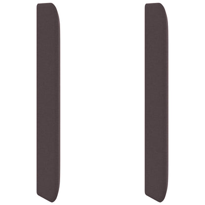 Headboard Ear Brown 80 x 16 x 4 cm Fabric