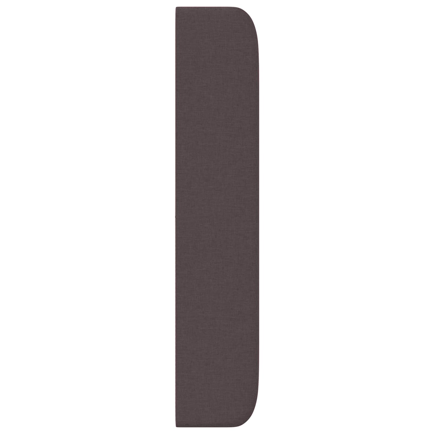 Headboard Ear Brown 80 x 16 x 4 cm Fabric