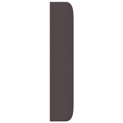Headboard Ear Brown 80 x 16 x 4 cm Fabric