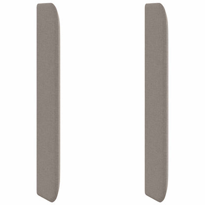 Headboard Ear Taupe 80 x 16 x 4 cm Fabric