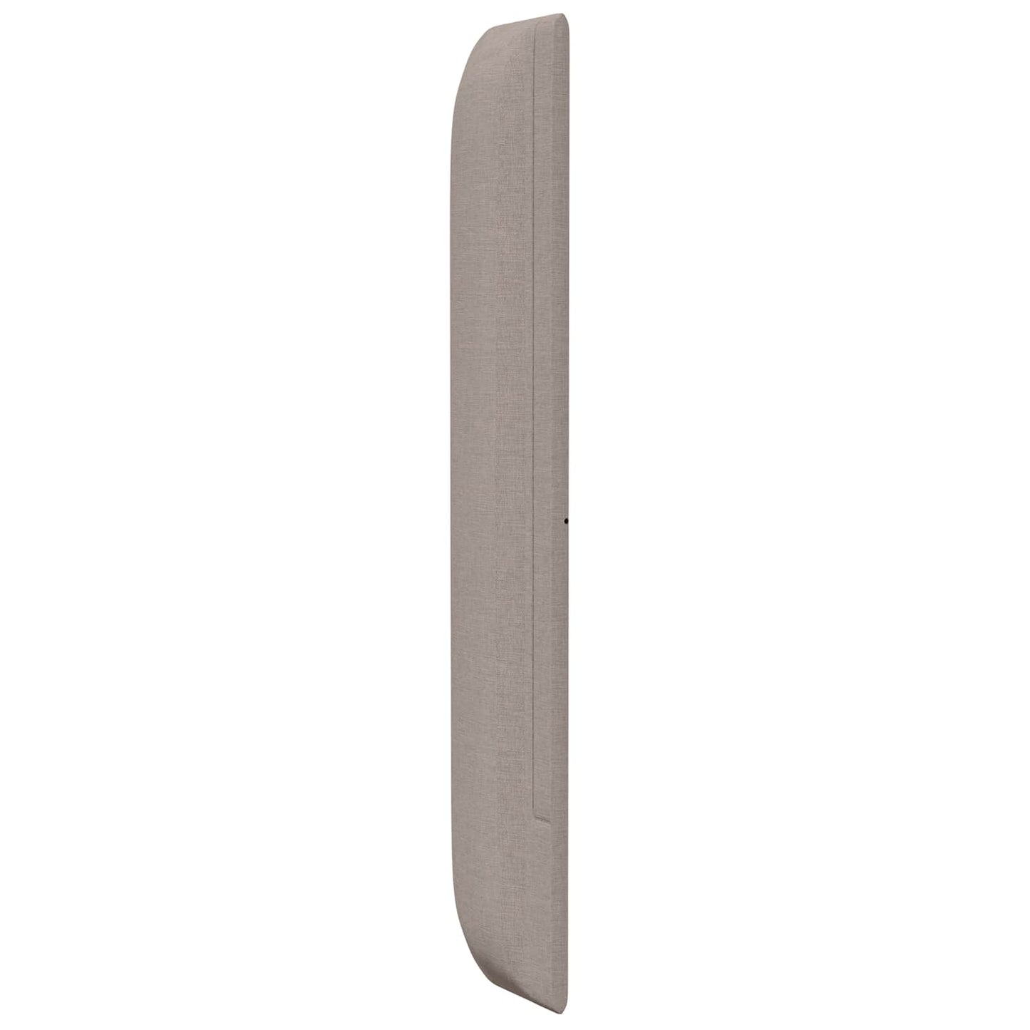 Headboard Ear Taupe 80 x 16 x 4 cm Fabric
