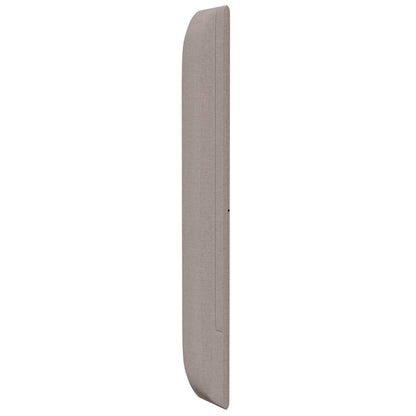 Headboard Ear Taupe 80 x 16 x 4 cm Fabric