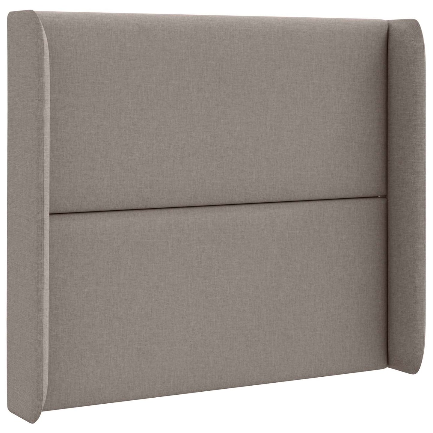 Headboard Ear Taupe 80 x 16 x 4 cm Fabric