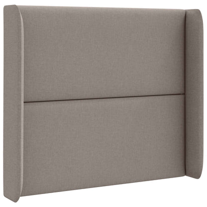 Headboard Ear Taupe 80 x 16 x 4 cm Fabric