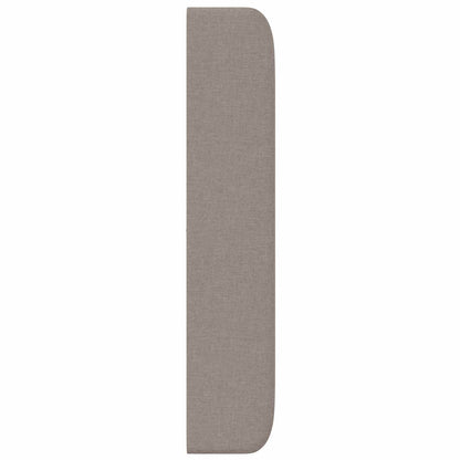 Headboard Ear Taupe 80 x 16 x 4 cm Fabric