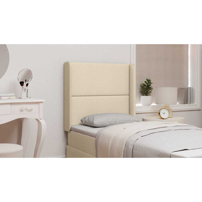 Headboard Ear Cream 80 x 16 x 4 cm Fabric