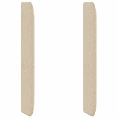 Headboard Ear Cream 80 x 16 x 4 cm Fabric