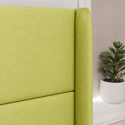 Headboard Ear Grey 80 x 16 x 4 cm Fabric