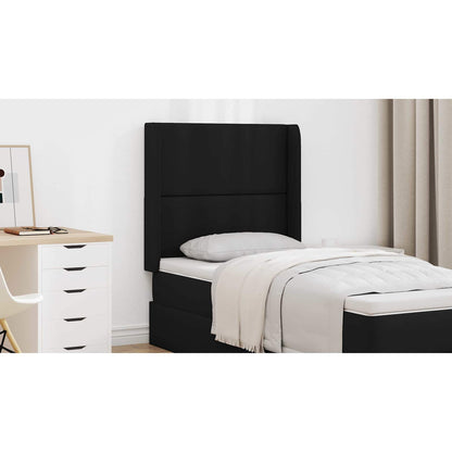 Headboard Ear Black 80 x 16 x 4 cm PVC