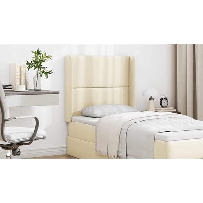 Headboard Ear Cream 80 x 16 x 4 cm PVC