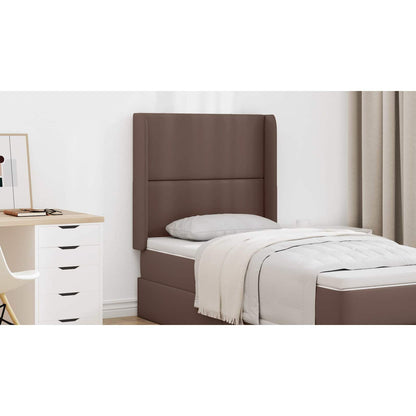 Headboard Ear Brown 80 x 16 x 4 cm PVC