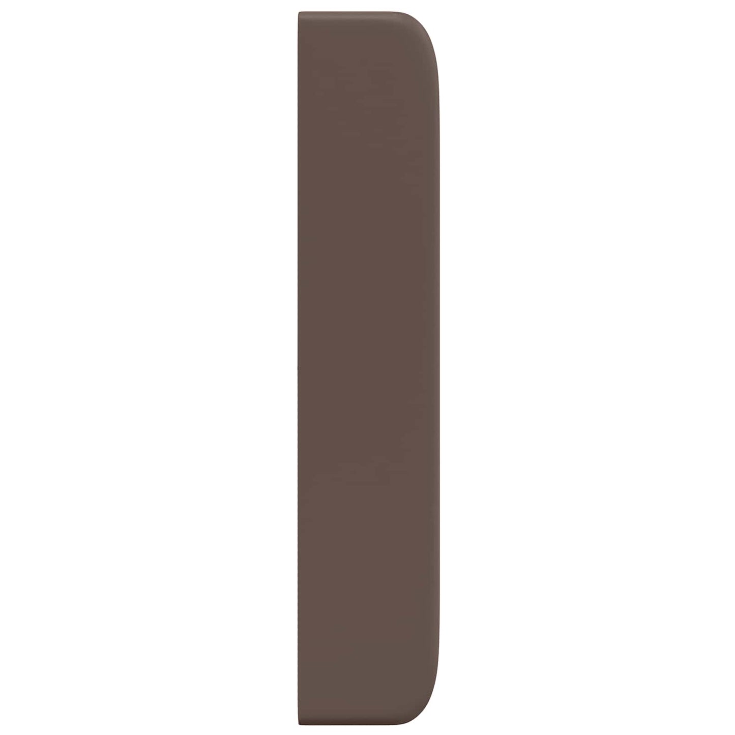 Headboard Ear Brown 80 x 16 x 4 cm PVC