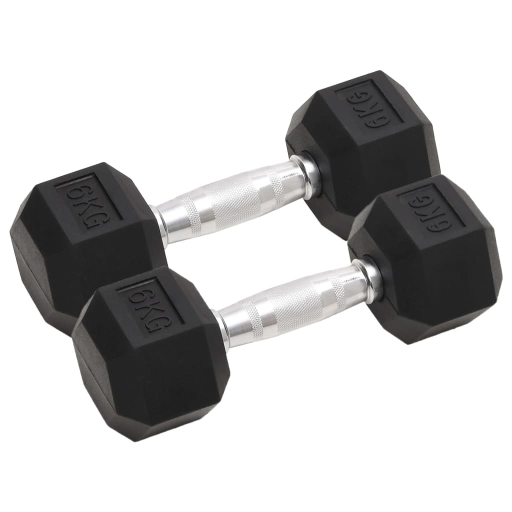 Dumbbells 2 pcs 12 kg Total Cast Iron