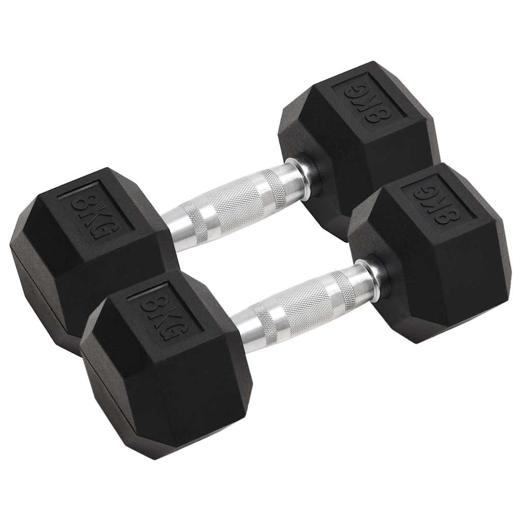Dumbbells 2 pcs 8 kg Total Cast Iron