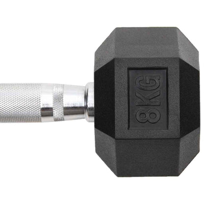 Dumbbells 2 pcs 8 kg Total Cast Iron