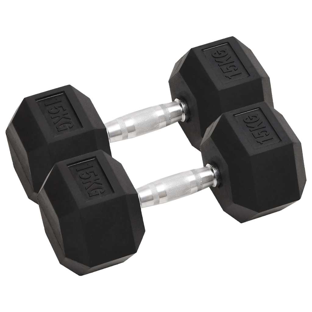 Dumbbells 2 pcs 15 kg Total Cast Iron