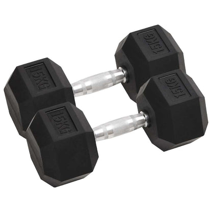 Dumbbells 2 pcs 15 kg Total Cast Iron