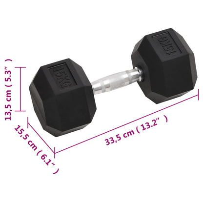 Dumbbells 2 pcs 30 kg Total Cast Iron