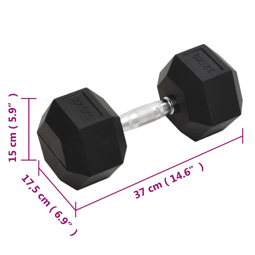Dumbbell 22,5 kg Cast Iron