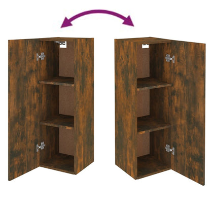 5 Piece TV Cabinet Set Smoked Oak Engineered Wood