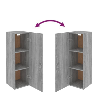 5 Piece TV Cabinet Set Grey Sonoma Engineered Wood