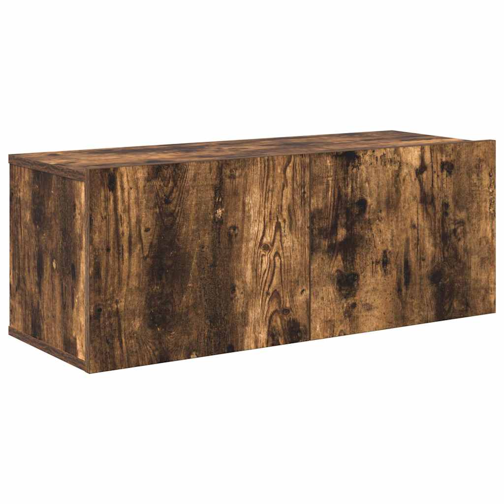 3 Piece TV Cabinet Set Smoked Oak Engineered Wood