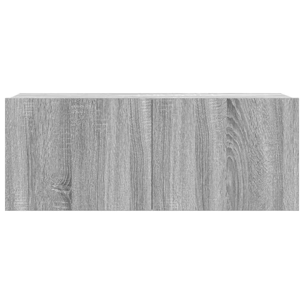 3 Piece TV Cabinet Set Grey Sonoma Engineered Wood