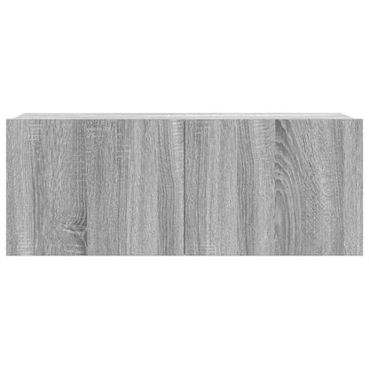 3 Piece TV Cabinet Set Grey Sonoma Engineered Wood