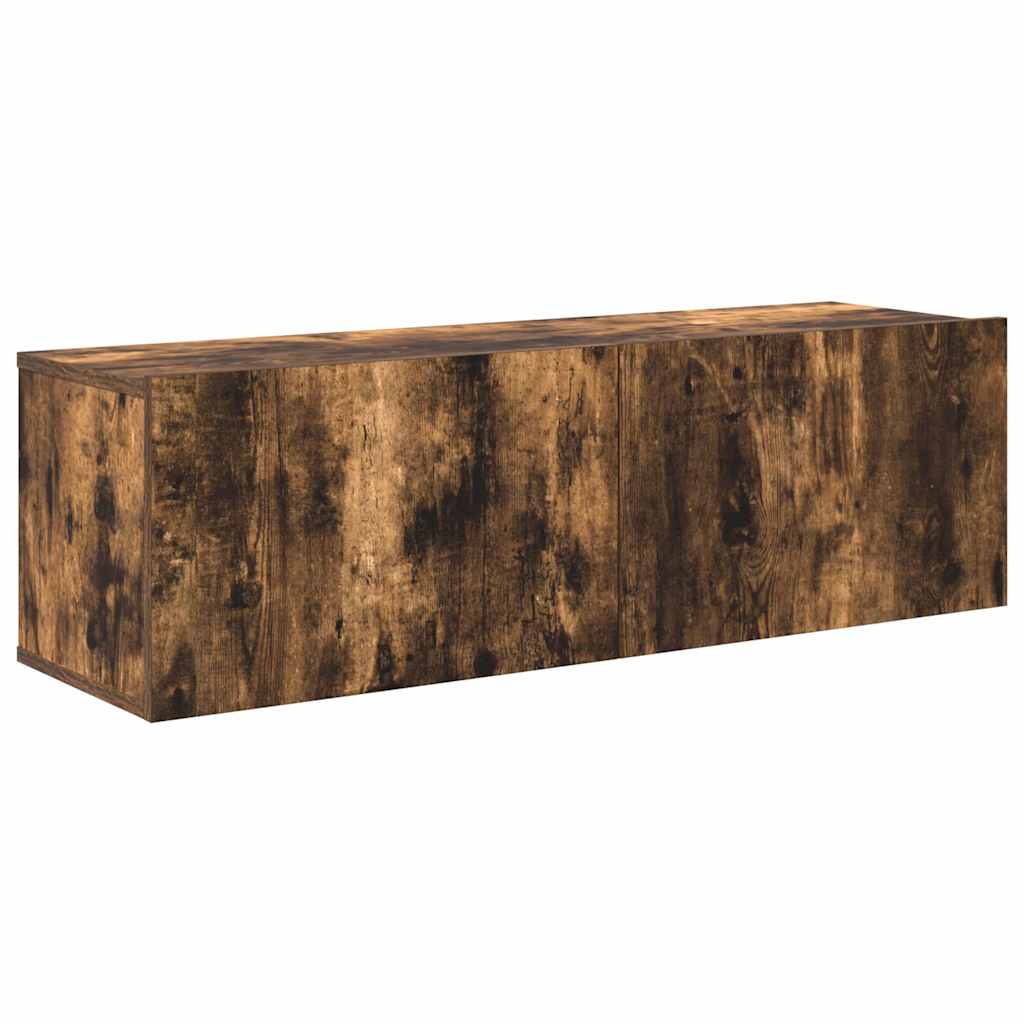 3 Piece TV Cabinet Set Smoked Oak Engineered Wood