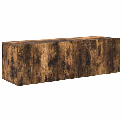 3 Piece TV Cabinet Set Smoked Oak Engineered Wood