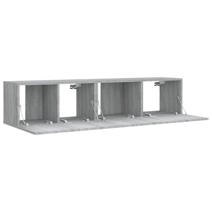 2 Piece TV Cabinet Set Grey Sonoma Engineered Wood
