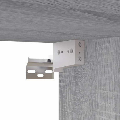 8 Piece Wall-mounted TV Cabinet Set Grey Sonoma 60x30x30 cm Engineered Wood