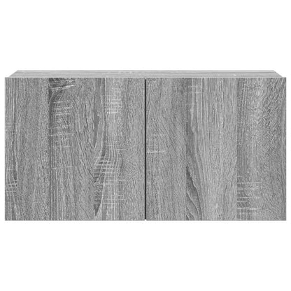 4 Piece TV Cabinet Set Grey Sonoma Engineered Wood