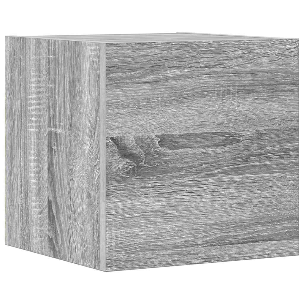4 Piece TV Cabinet Set Grey Sonoma Engineered Wood