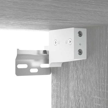 Bathroom Furniture Set Grey Sonoma Engineered Wood