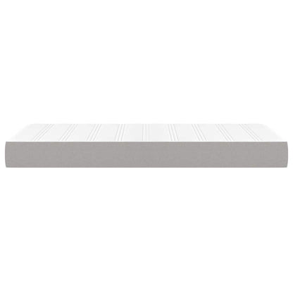 Pocket Spring Bed Mattress Medium Light Grey 100x190x20 cm Twin