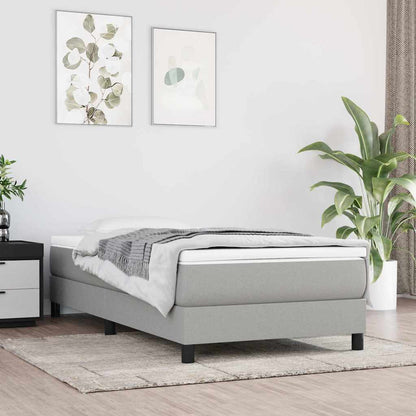 Pocket Spring Bed Mattress Medium Light Grey 100x190x20 cm Twin