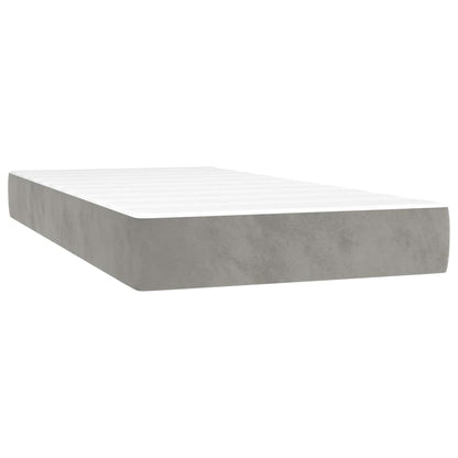 Pocket Spring Bed Mattress Medium Light Grey 100x203x20 cm
