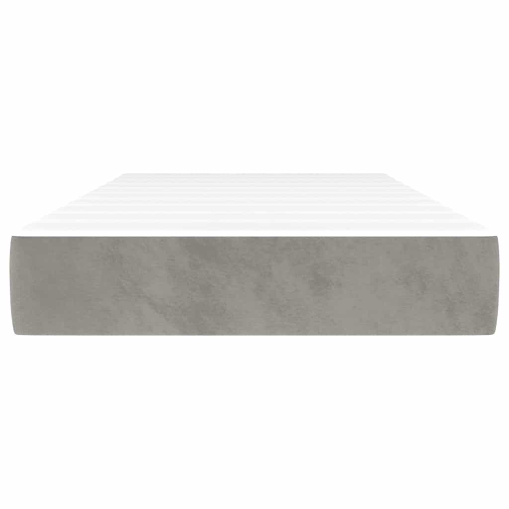 Pocket Spring Bed Mattress Medium Light Grey 100x203x20 cm