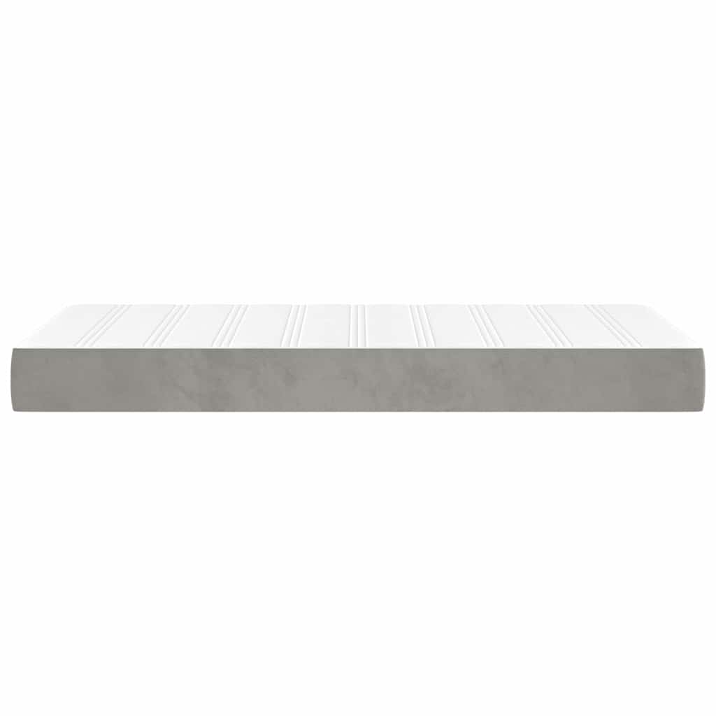 Pocket Spring Bed Mattress Medium Light Grey 100x203x20 cm