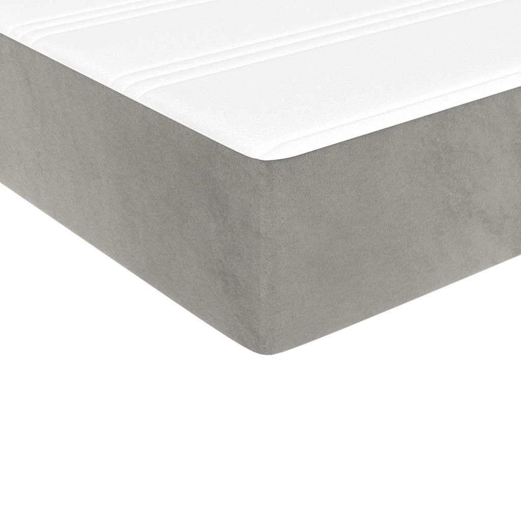 Pocket Spring Bed Mattress Medium Light Grey 100x203x20 cm