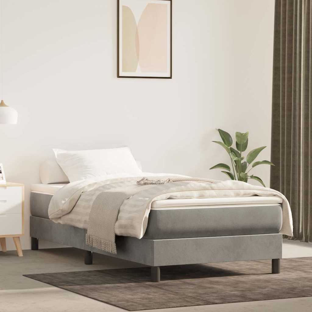 Pocket Spring Bed Mattress Medium Light Grey 100x203x20 cm